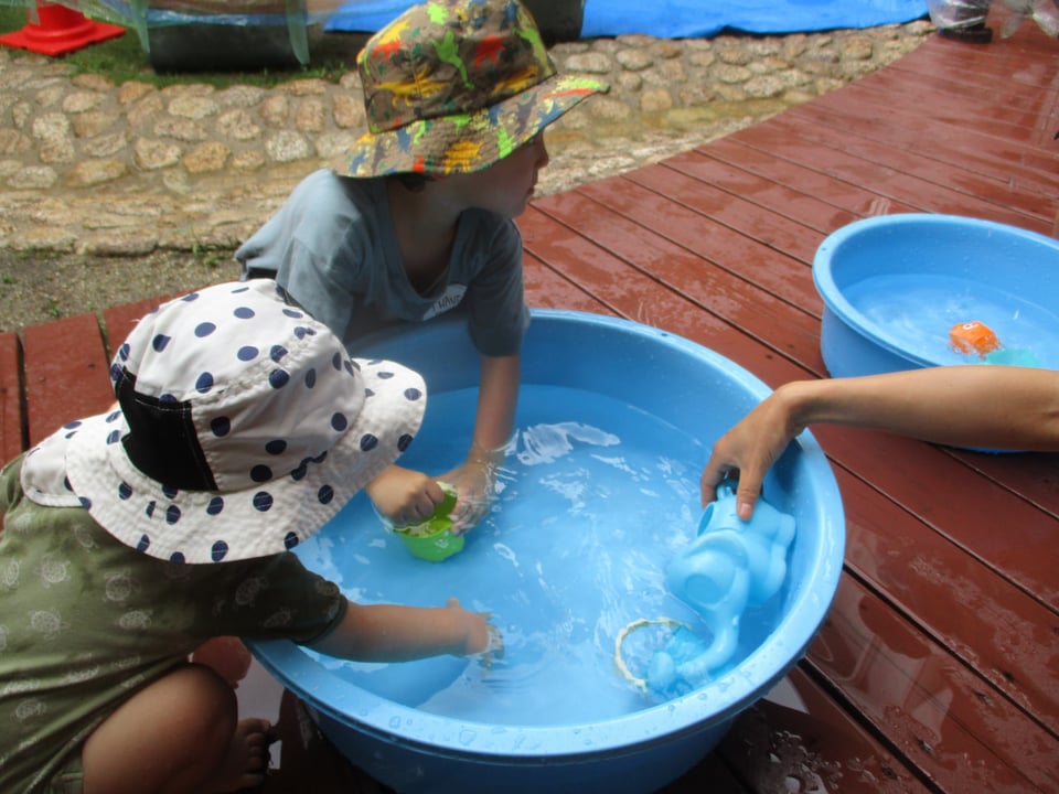 7月そらいろ広場〜みずあそび〜 | お知らせ | 岩塚そらいろ保育園